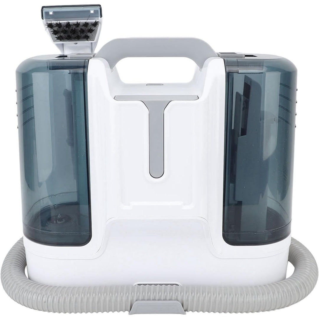 Cet injecteur extracteur combine une puissance annoncee de 450 W et une tension annoncee de 220 V
