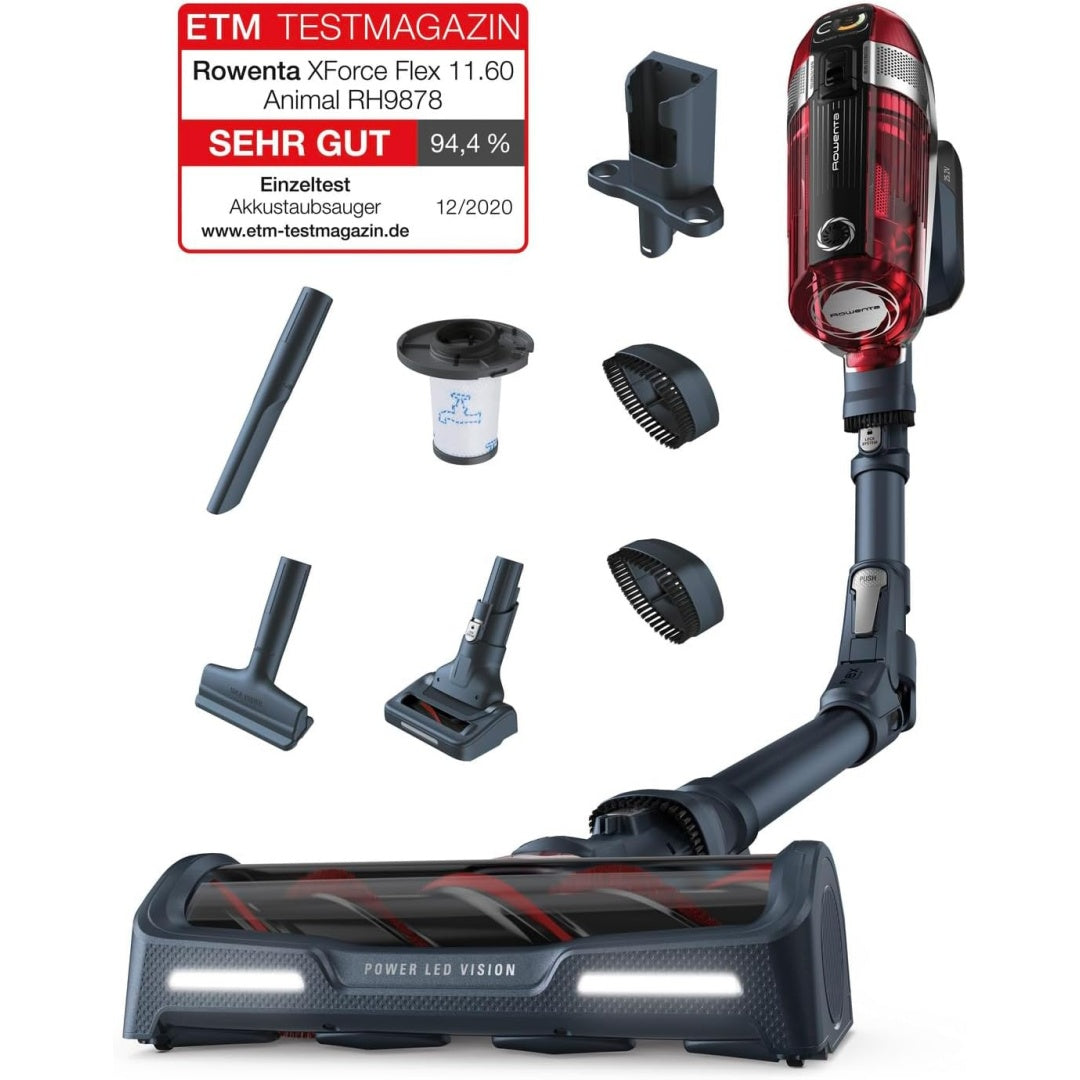 Aspirateur vertical avec l'entretien des sols et autonomie annoncee de 45 min