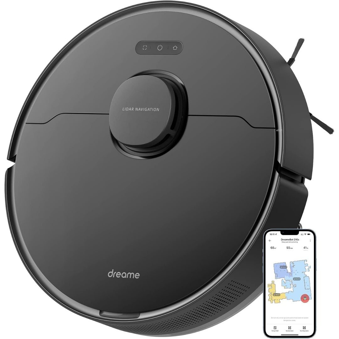 Ce robot aspirateur combine une navigation laser et l'entretien des tapis