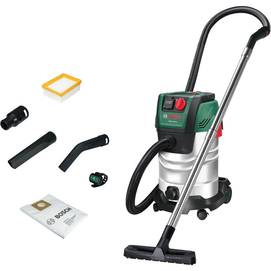 Aspirateur mixte associant une commande a distance au coloris blanc et noir