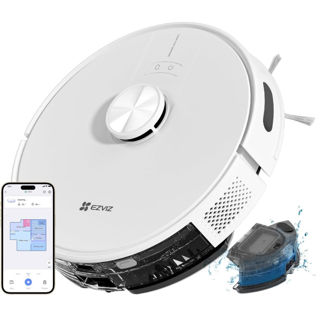 Aspirateur robotise associant une navigation laser et l'entretien des tapis